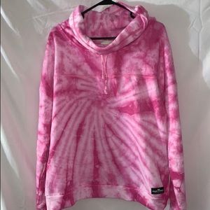 💗pink tie dye turtleneck sweatshirt by ss💗